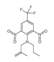 N-(2-Methyl-2-propenyl)-2,6-dinitro-N-propyl-4-trifluoromethylaniline Structure