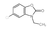 2-Benzoxazolinone, 5-chloro-3-ethyl- Structure