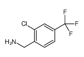 (2-CHLORO-4-(TRIFLUOROMETHYL)PHENYL)METHANAMINE Structure