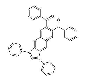 (6-benzoyl-1,3-diphenylbenzo[f][2]benzothiol-7-yl)-phenylmethanone Structure