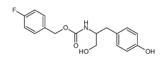 N-(4-fluorobenzyloxycarbonyl)-tyrosinol结构式