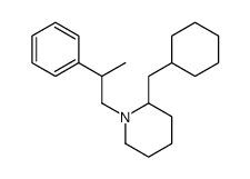 2-(cyclohexylmethyl)-1-(2-phenylpropyl)piperidine结构式