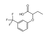 2-[3-(trifluoromethyl)phenoxy]butanoic acid Structure