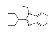 (9ci)-1-乙基-2-(1-乙基丙基)-1H-苯并咪唑结构式