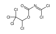 1,2,2,2-tetrachloroethyl N-(dichloromethylidene)carbamate结构式