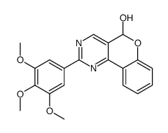 2-(3,4,5-trimethoxyphenyl)-5H-chromeno[4,3-d]pyrimidin-5-ol结构式