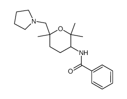 N-(2,2,6-trimethyl-6-pyrrolidin-1-ylmethyl-tetrahydro-pyran-3-yl)-benzamide Structure