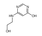 6-(2-hydroxyethylamino)-1H-pyrimidin-4-one Structure