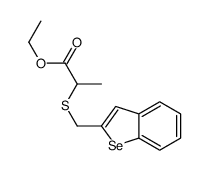 ethyl 2-(1-benzoselenophen-2-ylmethylsulfanyl)propanoate Structure