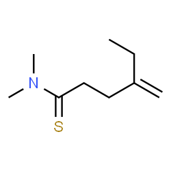 Hexanethioamide,N,N-dimethyl-4-methylene-结构式