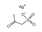 silver(I) 2-oxopropane-1-sulfonate结构式