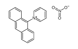 1-anthracen-9-ylpyridin-1-ium,nitrate结构式