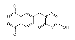 2-[(3,4-dinitrophenyl)methyl]-1,2,4-triazine-3,5-dione结构式