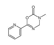 3-methyl-6-pyridin-2-yl-4H-1,3,5-oxadiazin-2-one结构式