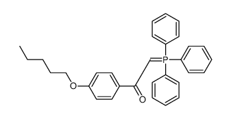 1-(4-pentoxyphenyl)-2-(triphenyl-λ5-phosphanylidene)ethanone Structure