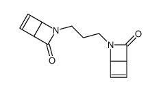3-[3-(2-oxo-3-azabicyclo[2.2.0]hex-5-en-3-yl)propyl]-3-azabicyclo[2.2.0]hex-5-en-2-one结构式
