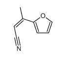 3-(furan-2-yl)but-2-enenitrile结构式