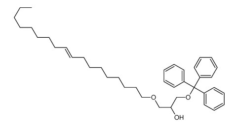 1-octadec-9-enoxy-3-trityloxypropan-2-ol结构式