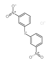 Iodonium, bis(3-nitrophenyl)-, chloride结构式