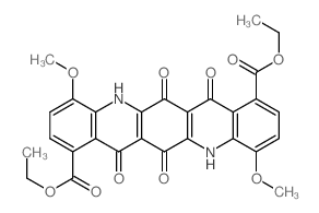 diethyl 4,11-dimethoxy-6,7,13,14-tetraoxo-5,12-dihydroacridino[7,6-b]quinoline-1,8-dicarboxylate结构式