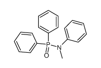 N-methyl-N,P,P-triphenylphosphinic amide结构式