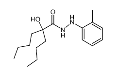 2-Hydroxy-2-butyl-capronsaeure- Structure