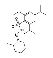 2-methylcyclohexanone (2,4,6-triisopropylphenyl)sulphonylhydrazone结构式