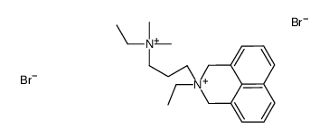 ethyl-[3-(2-ethyl-1,3-dihydrobenzo[de]isoquinolin-2-ium-2-yl)propyl]-dimethylazanium,dibromide结构式