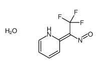 (2E)-2-(2,2,2-trifluoro-1-nitrosoethylidene)-1H-pyridine,hydrate Structure