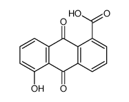5-hydroxy-9,10-dioxoanthracene-1-carboxylic acid Structure