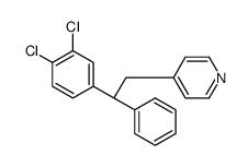 4-[(2S)-2-(3,4-dichlorophenyl)-2-phenylethyl]pyridine结构式