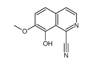 1-Isoquinolinecarbonitrile,8-hydroxy-7-methoxy-(9CI) picture
