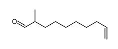 2-methyldec-9-enal Structure