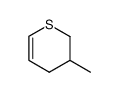 3-methyl-3,4-dihydro-2H-thiopyran Structure