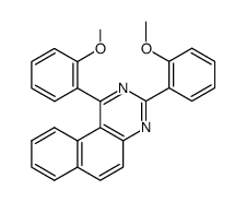 1,3-Di(2-methoxyphenyl)benzo[f]quinazoline structure