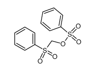 (phenylsulfonyl)methyl benzenesulfonate结构式