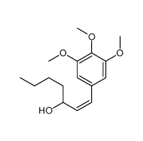 1-(3,4,5-Trimethoxyphenyl)-1-hepten-3-ol structure