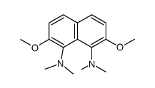 1,8-bis(dimethylamino)-2,7-dimethoxynaphthalene结构式