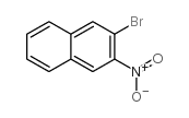 2-bromo-3-nitronaphthalene structure