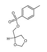 1-O-tosyl-2,3-O-methylidene-D-glycerol结构式