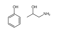 phenol, compound with 1-aminopropane-2-ol (1:1) Structure