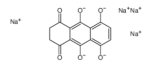 tetrasodium 2,3-dihydro-1,4,5,8-tetraoxidoanthraquinone structure