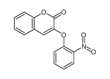 3-(o-nitrophenoxy) coumarin结构式