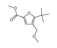 methyl 4-methoxymethyl-5-tert-butylfuran-2-carboxylate Structure