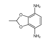 2-methyl-1,3-benzodioxole-4,7-diamine结构式