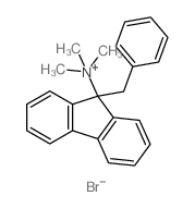 (9-benzylfluoren-9-yl)-trimethyl-azanium结构式