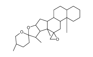 Spiro[oxirane-2,12'-spirostan](9CI)结构式