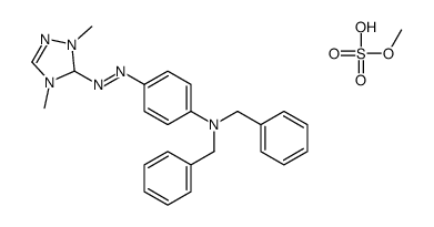 5-[[4-[dibenzylamino]phenyl]azo]-1,4-dimethyl-1H-1,2,4-triazolium methyl sulphate picture