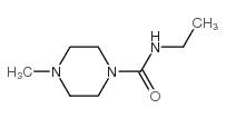 1-Piperazinecarboxamide,N-ethyl-4-methyl- structure