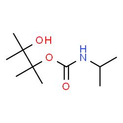 Carbamic acid, (1-methylethyl)-, 2-hydroxy-1,1,2-trimethylpropyl ester (9CI)结构式